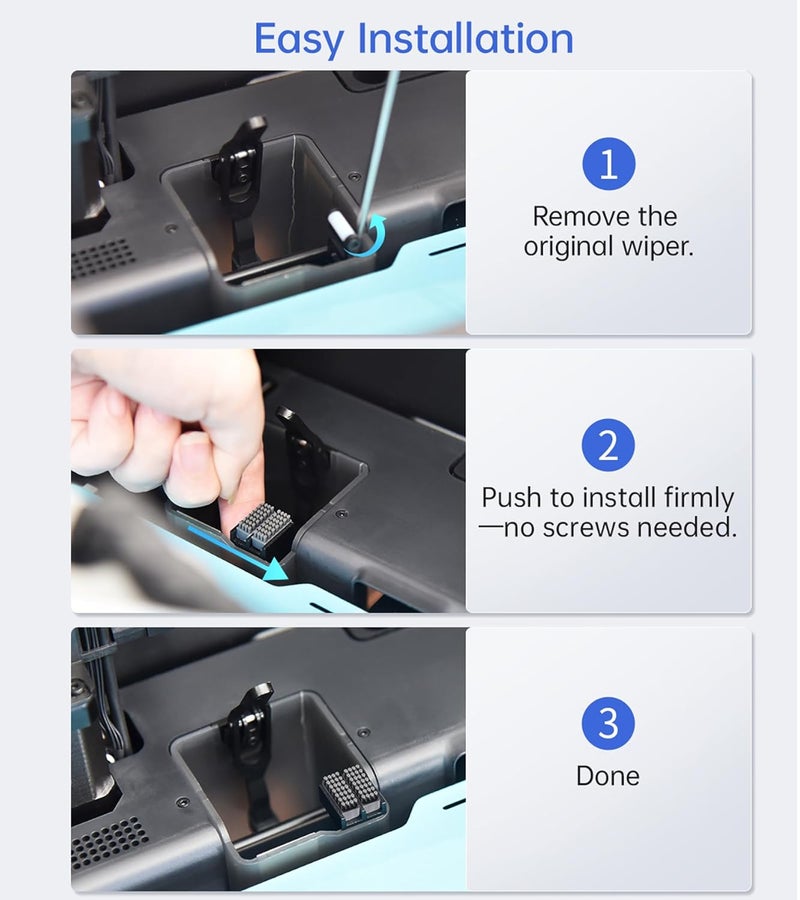 BigTreeTech BIQU Panda Brush PX with 4 Extra Silicone Brush, Nozzle Wiper for Bambu-Lab P1P/P1S/X1/X1C/X1E 3D Printers, Nozzle Cleaning Kit, Silicone Brush Wiper - Image 5